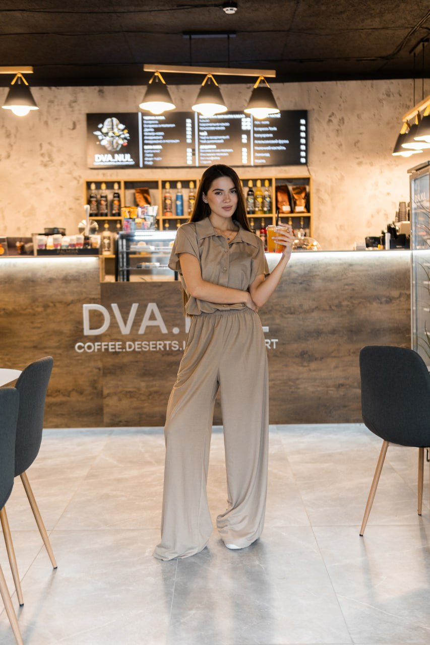 Лляний комбінезон